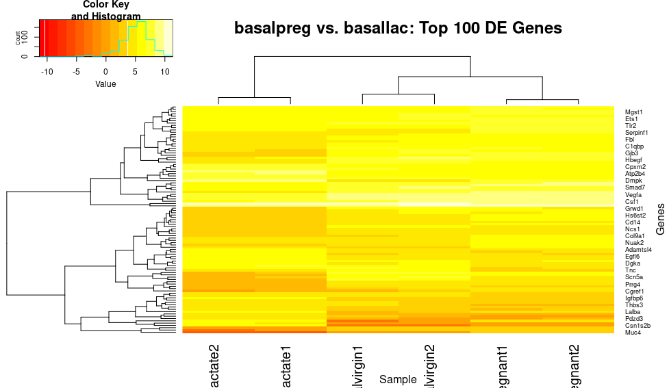 heatmap with no trace and added title and axis labels